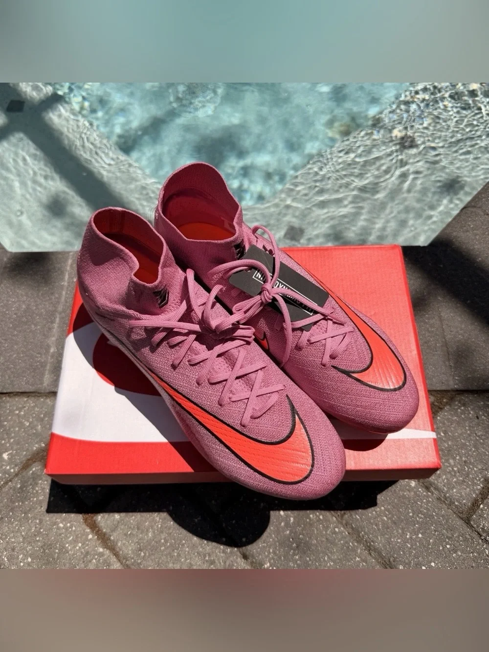 NIKE ZOOM MERCURIAL SUPERFLY 10 ELITE SG PRO AURORA MENS 12.5 SOCCER FQ8342-600